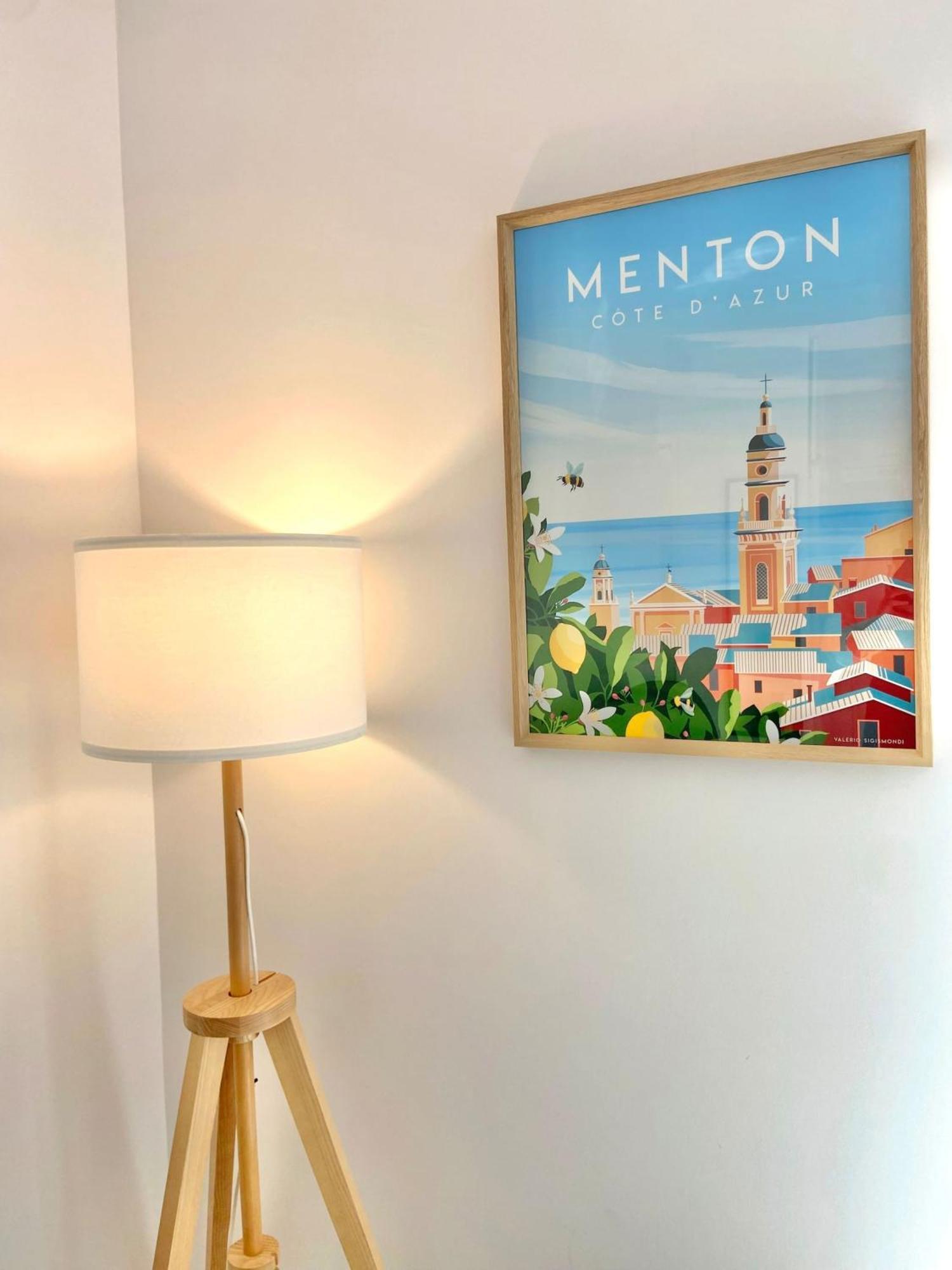 'Cap Riviera' Proche Gare Et Centre Apartment Menton Ngoại thất bức ảnh